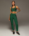 Velocity Pocket Legging - Pine/Black