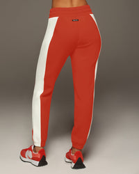 Carve Sweatpant - Fire Orange/Ivory