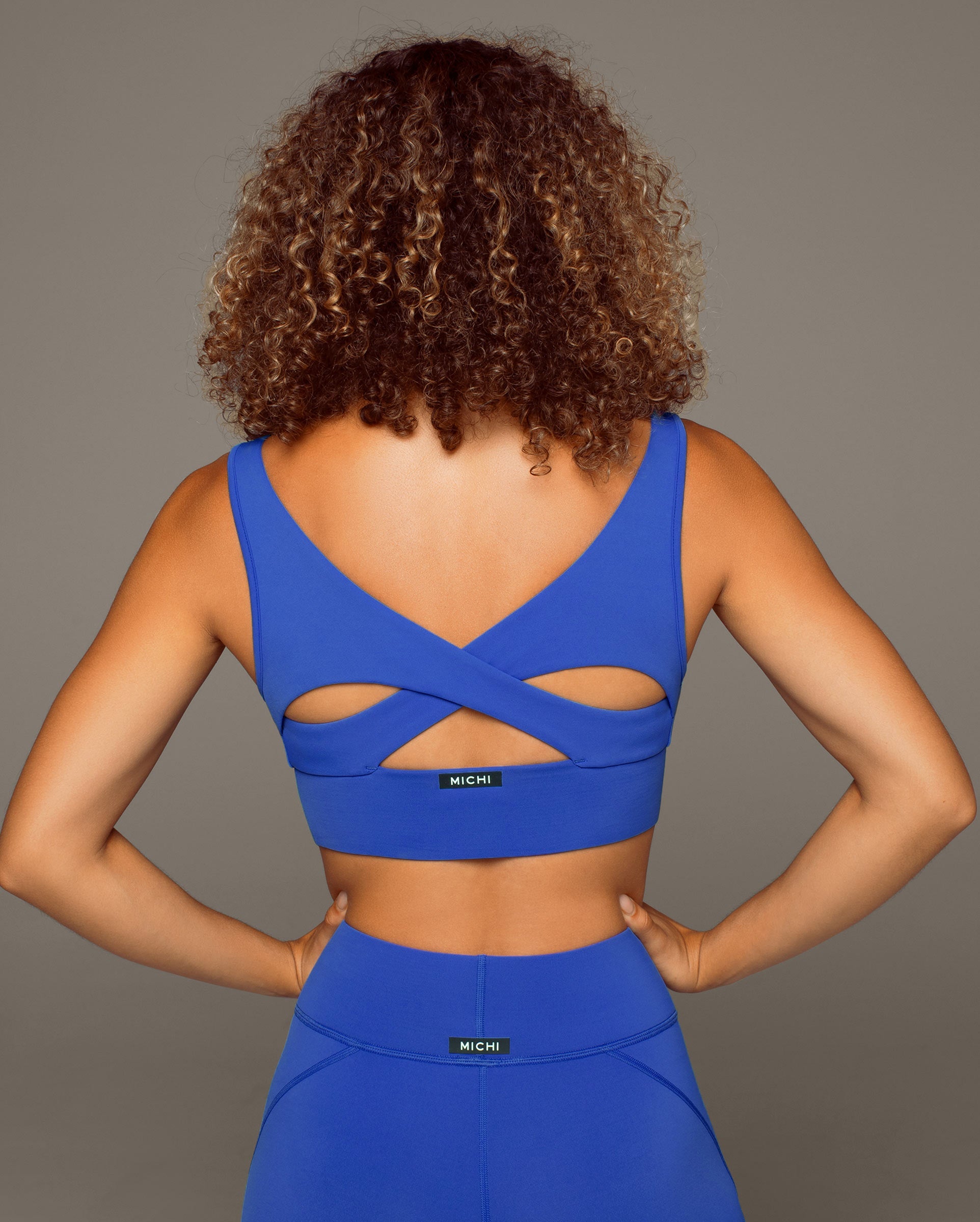 Fuse Longline Bra - Royal Blue