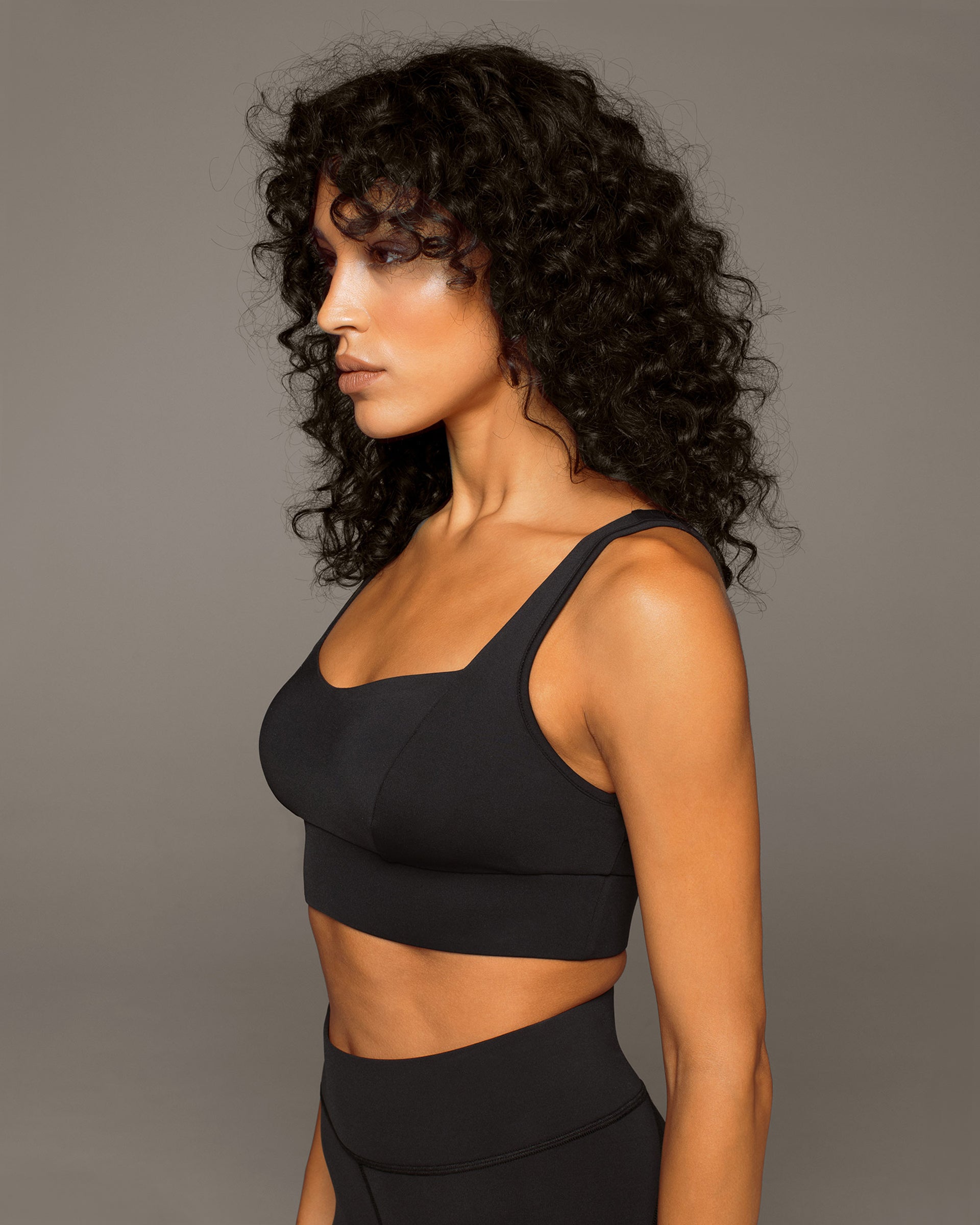 Fuse Longline Bra - Black