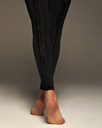 Nero-Lace-Up Legging - Black