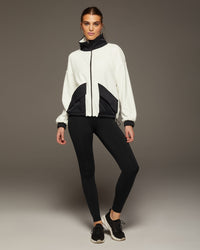 Powder Jacket - Black/Ivory