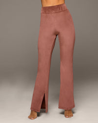 Terra Soft Rib Pant - Dusty Rose