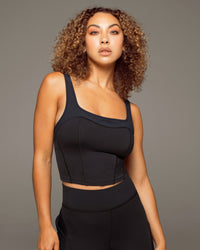 Uproar Crop Top - Black