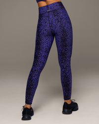 Verve Plantae Print Legging - Indigo